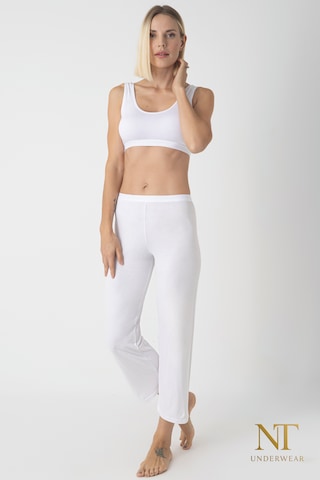 Nt Underwear Bambu İçlik Pantolon Astarı Beyaz