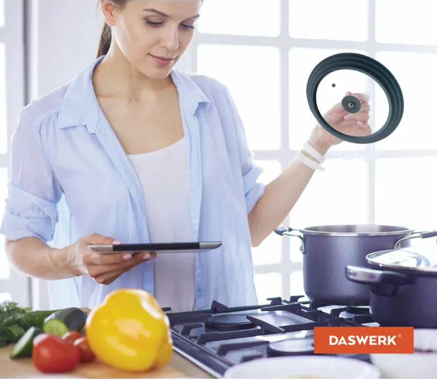 Daswerk 16-18-20 Cm Tava İçin Evrensel Silikon Kapak 41655778 Diğer