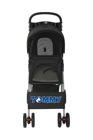 Tommy Evcil Hayvan Arabası 80.5x45.5x101 Max Siyah 15 Kg