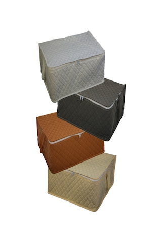 Adarya Home Büyük Boy Yorgan Hurcu 100 x 50 x 50 Gri