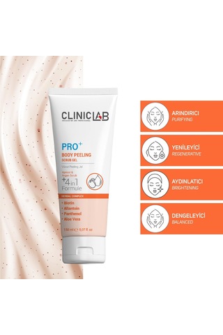 Cliniclab Yenileyici Ve Aydınlatıcı Vücut Peeling Scrub 150 ML