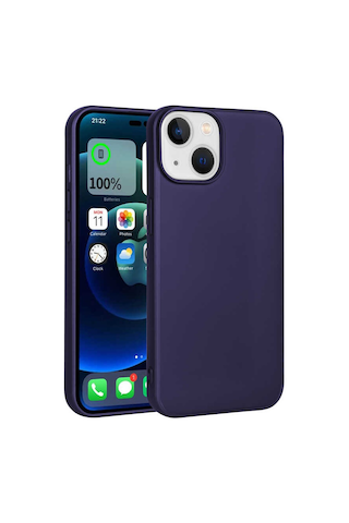 Apple Uyumlu iPhone 14 Plus Uyumlu Zore Premier Silikon Kılıf-lacivert Lacivert -
