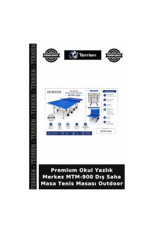 Premium Okul Yazlık Merkez Mtm-900 Dış Saha Masa Tenis Masası Outdoor