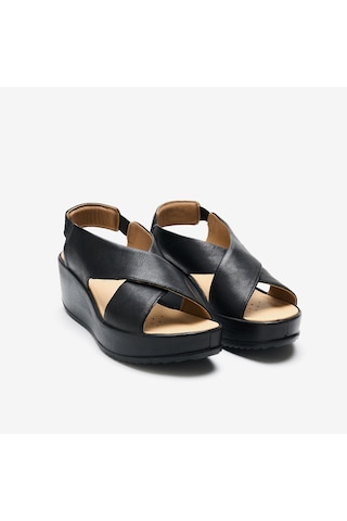 IGI&Co Nero Black Sandalet Kadın 1161888 Igı&co Dcd 11618 Fodera Capra siyah