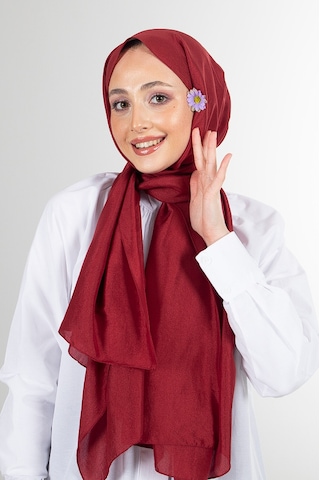 Harem Scarf Brisa Vual Şal Bordo Çok Renkli