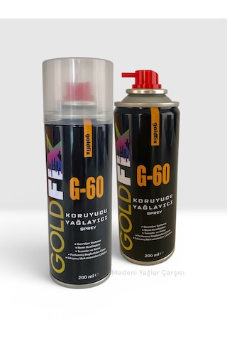Goldfıx G-60 Koruyucu Ve Yağlayıcı Sprey 200ml. 1 Adet