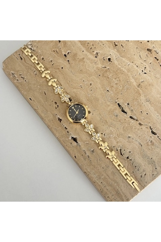 Savior Collection Valor Gold Siyah Saat