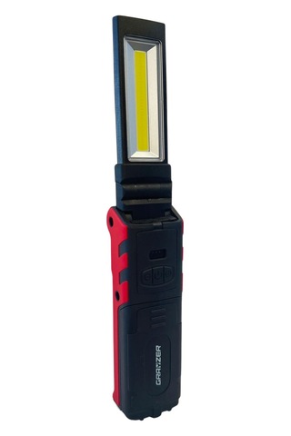 Grayzer Gl-400 Çalışma Lambası 400 Lümen Mıknatıslı Şarjlı Led Fener Siyah - Kırmızı