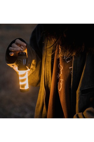 Mountainhiker Açık Kamp Çadır Işığı Balıkçılık Yürüyüş Lambası El Siyah