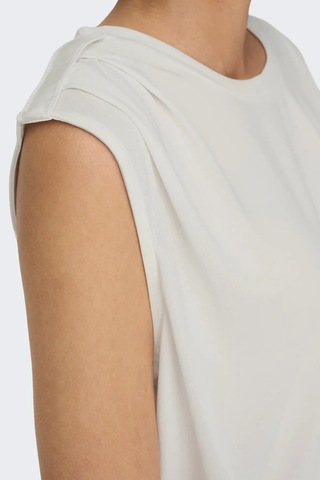 Only Kadın Onlfree Regular Fit Kolsuz Bluz 15290313 Beyaz Beyaz