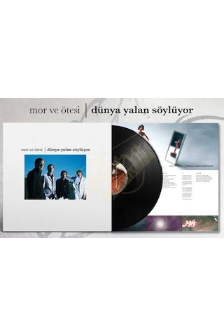 Mor Ve Ötesi - Dünya Yalan Söylüyor. LP. 33'Lük Plak