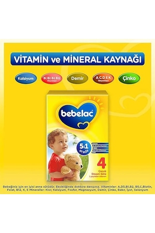 Bebelac 4 Çocuk Devam Sütü 800 G