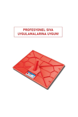 Dekor 076 Sıvacı Küreği 36x44 Cm, Hafif Ve Dayanıklı Plastik Gövde, Ergonomik Sap
