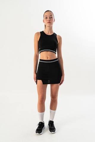 Maraton Slimfit Kadın Siyah- Etek Siyah-