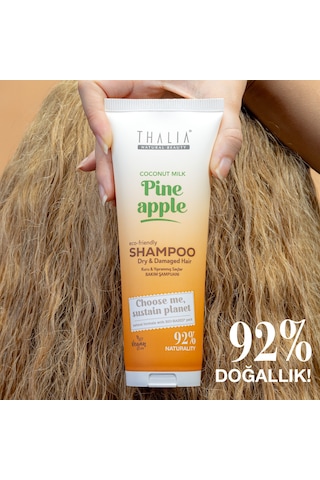 Thalia Ananas & Coconut Özlü Kuru & Yıpranmış Saçlara Özel Bakım Şampuanı 250 ML