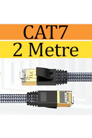 Cat7 2 Metre Patch Kablo Stp Ethernet Kablosu