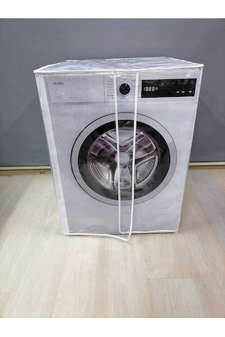 Şeffaf Pvc Çamaşır Makinesi Örtüsü Su Geçirmez, Dayanıklı Ve Su Ve Toza Karşı Koruyucu