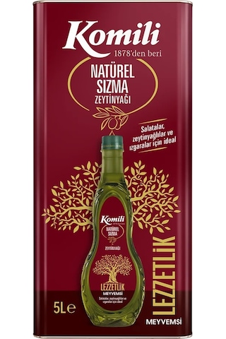 Komili Naturel Sızma Zeytinyağı Teneke 5 L