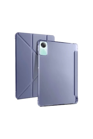 Mey İthalat Redmi Pad Se 4g Kılıf Kalemlikli Mars Tablet Kılıfı - Lavender Arka Kapak