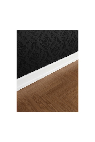 8 Cm Lake Beyaz Parke Süpürgelik Mdf Süpürgelik 244 Cm Uzunluğunda