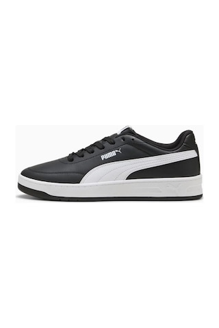 Puma Court Classic Clean Siyah Erkek Sneaker SİYAH-BEYAZ