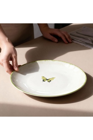 Güral Flora Green 12 Parça 4 Kişilik Kahvaltı Takımı 4883 2732476