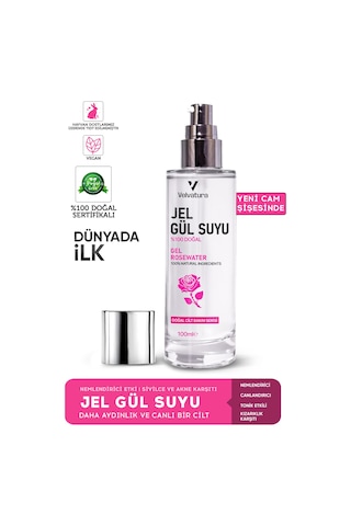 Velvatura Doğal Jel Gül Suyu 100 ML