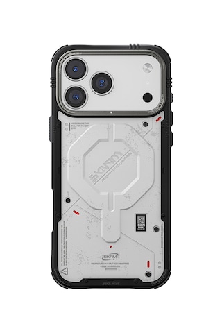 Apple Uyumlu iPhone 17 Pro Max  Kılıf M-safe Şarj Özellikli Airbag Tasarımlı Skinarma Vigor Kapak Beyaz Beyaz