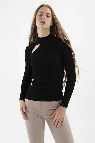 Fashion Friends Kadın Kazak Siyah 23k0167k1 24ke21000001 E2105 Siyah