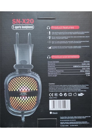 Sonia SN-X20 Stereo Oyuncu Kulaklığı