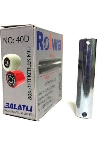 80x70mm Transpalet Tekerlek Mili - 10 Adet