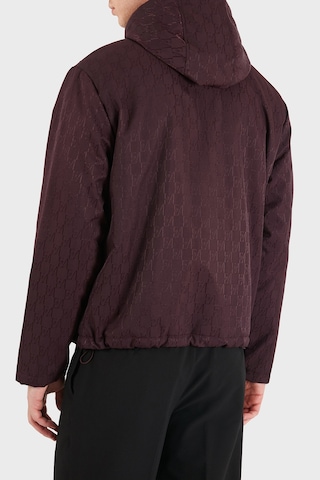 Emporio Armani Logolu Relaxed Fit Kapüşonlu Suya Dayanıklı Ceket Erkek Ceket Em006736 Af29202 F6250 Kahve