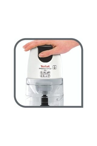 Mb470b Masterchop Powelix Maxi 4 Bıçaklı Rondo Ve Doğrayıcı, 1.5 L Hazne, 500 W, Beyaz - 1500637071 Siyah