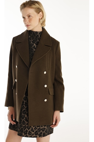 Yargıcı Kruvaze Palto Kahve Melanj