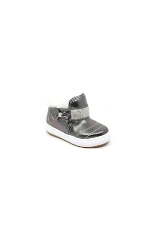 Zerhan Kız Bebek Çocuk Bilek Kürklü Cırtlı Bot 03275 Platin