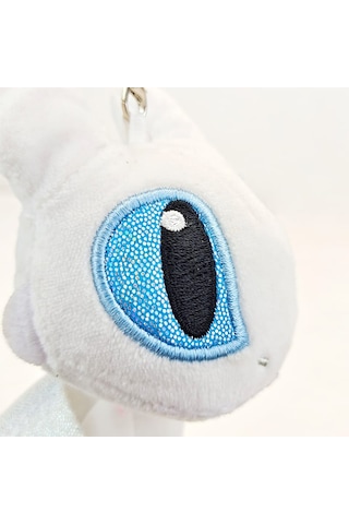 Dükkan Design Büyük Boy Ejderhanı Nasıl Eğitirsin Peluş Anahtarlık Beyaz