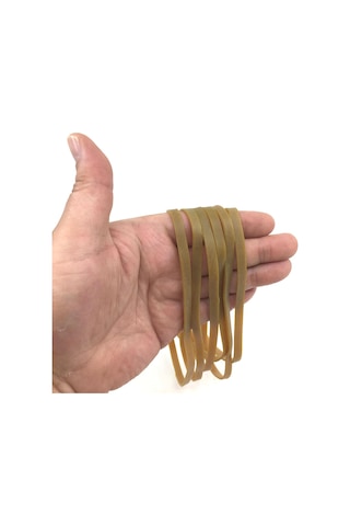 Ekoset 180x6mm Geniş Kauçuk Paket Ambalaj Kasa Lastiği 100 Adet