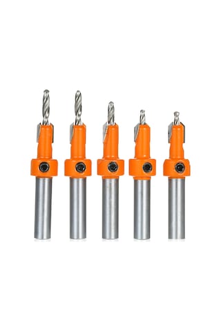 Hallow Havşa Matkap Ucu Ağaç İşleme Vidalar Pah Ahşap 5 Adet