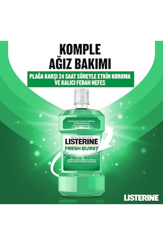 Listerine Fresh Burst Ağız Bakım Suyu 500 Ml Sku: Smg8690010396334