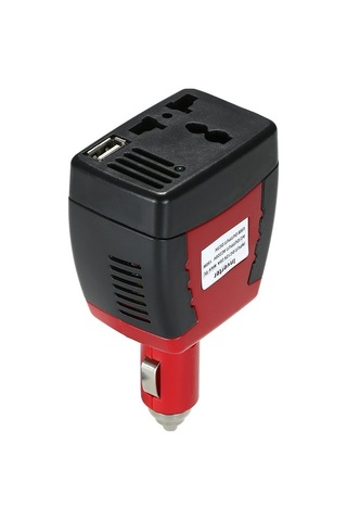 Besthome1 12v Dc'den 220v Ac'ye 150w Güç Evirici, Araç İçin, Usb 5v Çıkışlı, Abs Malzeme