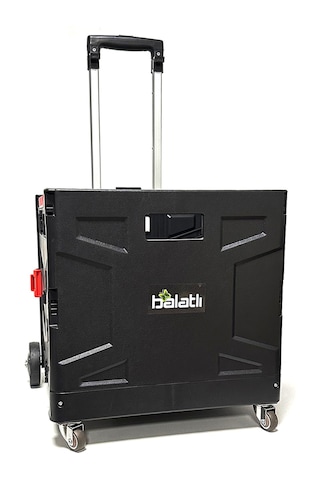 Katlanabilir Yükseklik Ayarlı Paket Taşıma Arabası D350 - Market Ve Pazar Alışveriş Arabası