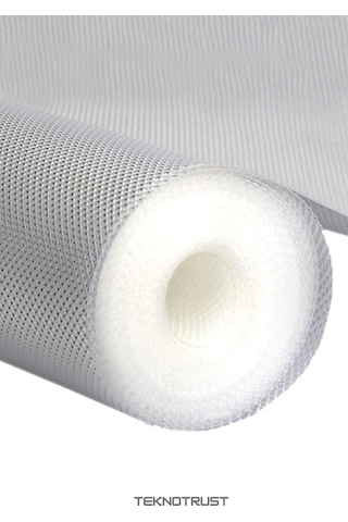 Mutfak Kaydırmaz Şeffaf Raflık Kaymaz Dolap Içi Çekmece Örtüsü Pvc 45x300 Cm Koruyucu Eva Kalın