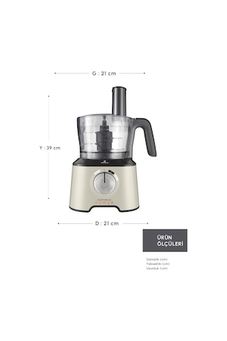 Karaca Mastermaid Power 10 in1 2000 W Mutfak Robotu