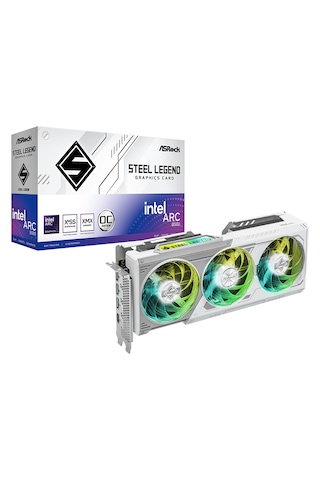 Asrock Arc B580 Steel Legend Oc 12gb Gddr6 192bit Ekran Kartı