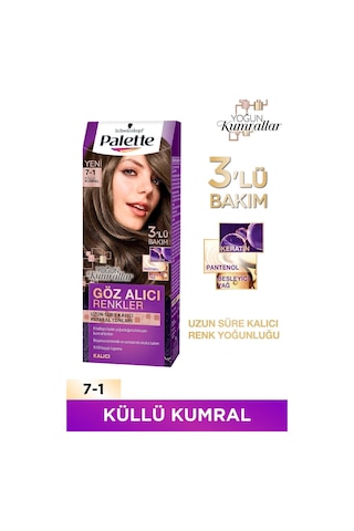 Palette Göz Alıcı Renkler 7 - 1 Küllü Kumral X 2 Adet