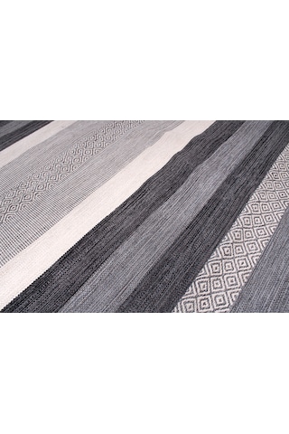 My Home Halı Trb-04 Gri İskandinav El Dokuma Kilim Gri