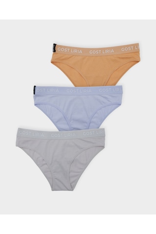Gost Liria Cool Pastel Kadın Slip 3 Lü Paket - Çok Renkli Çok Renkli
