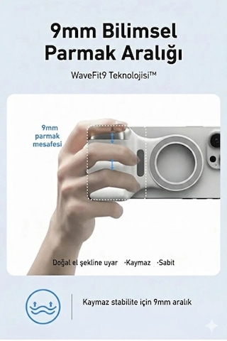 Magsafe Selfie Çubuğu Kamera Kolu Profesyonel Çekim Zoom Najmaddin