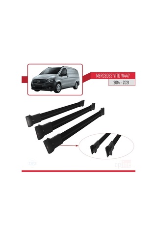 Mercedes Vito (W447) 2014 Ve Sonrası Fly Model Ara Atkı Tavan Bar