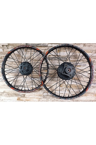 Ride İt Komple Takım Jant 120x19 / 120x17 Diskli Model ,siyah-siyah